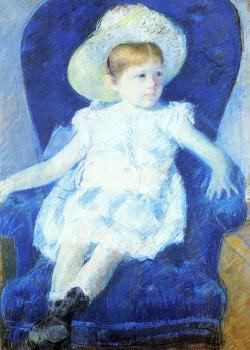 瑪麗 史帝文森 卡薩特 Elsie in a Blue Chair